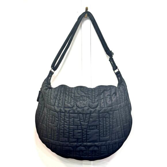 Harley-Davidson Quilted Shoulder Bag Black Nylon Hobo – Genuine MotorClothes - Picture 8 of 16